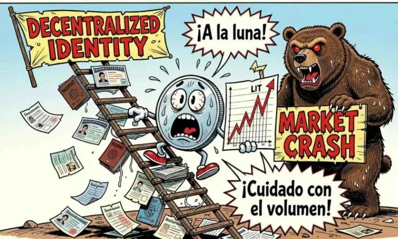 Litentry sube 6% pero el volumen se desploma señal de debilidad en el rebote