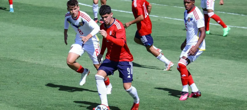 La Vinotinto sub-20 cayó en su segundo partido en Costa Rica