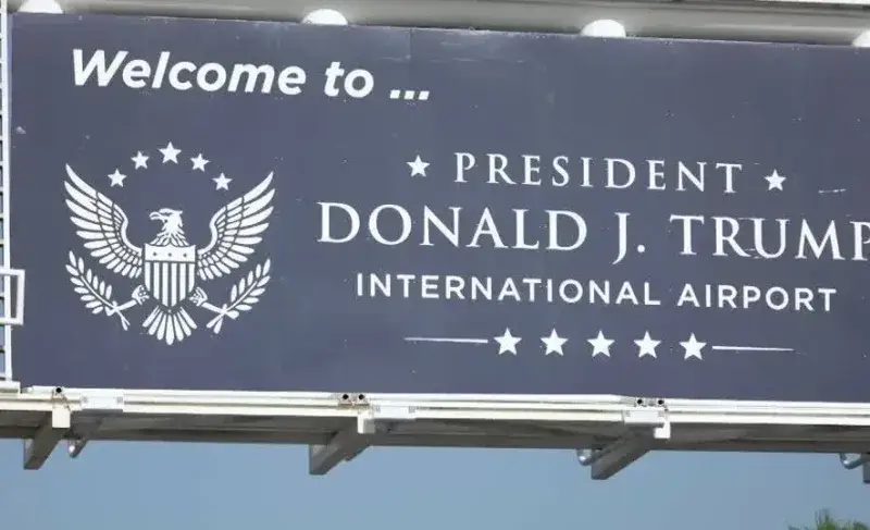 Renombran aeropuerto de Palm Beach en honor a Trump