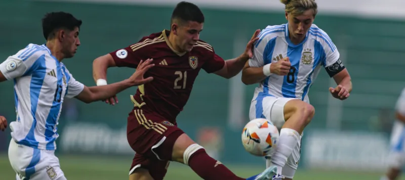 La Vinotinto perdió ante Argentina en el Sudamericano sub-15