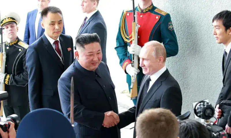 Corea del Norte confirma que Kim Jong-un y Vladímir Putin celebrarán cumbre