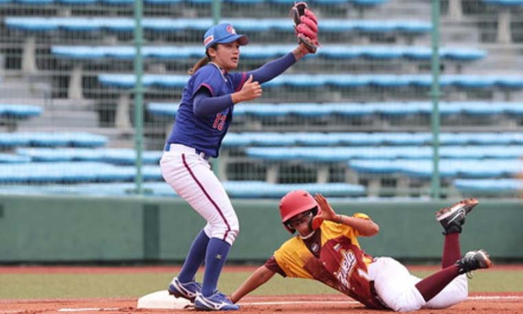 Venezuela pierde ante Chinese Taipéi en el Mundial de Béisbol Femenino