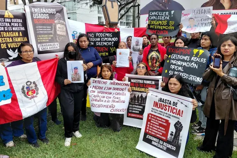 Perú confirma bajas y desaparecidos en tropas rusas