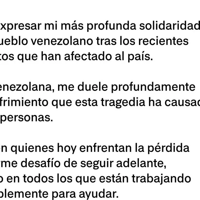 Publicación de Instagram de CAROLINA HERRERA
