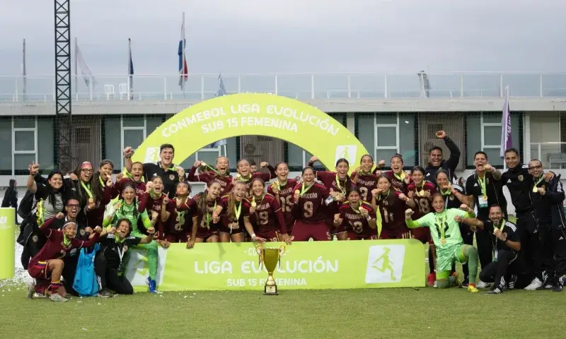 La Vinotinto Sub-15 gana la Liga Evolución
