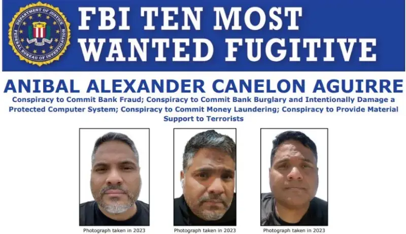 Capturan en Venezuela a El Ingeniero, el décimo prófugo del FBI