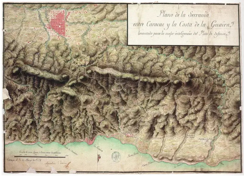 File:Plano de la serranía entre Caracas y la costa de la Guaira, 1778.jpg