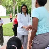 Delcy Rodríguez afirma que la prioridad es resguardar a los sobrevivientes