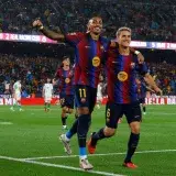 Barcelona arrolla 7-2 al Racing y afianza el liderato
