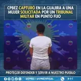 24 años detenida por deserción militar en Guajira