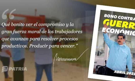 Pagan este lunes el Bono de Guerra Económica a trabajadores públicos