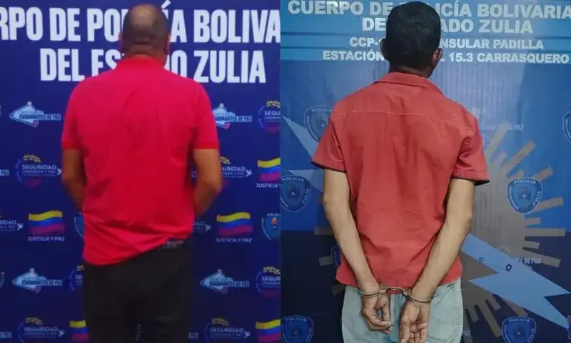 Arrestan a dos hombres por abuso sexual contra menores en el Zulia