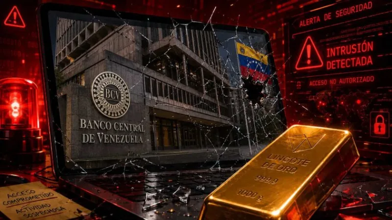 VECERT alerta por presunta filtración masiva en la plataforma de oro del BCV