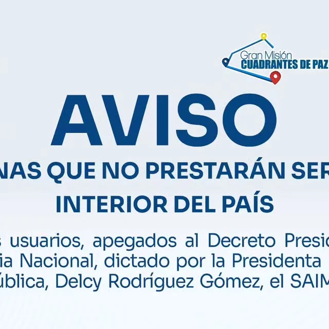 Publicación de Instagram de Red Social Saime