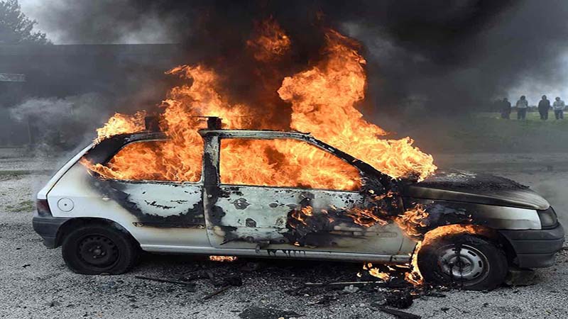 
				Hombre murió calcinado al estallarle la bombona de gas de su vehículo			