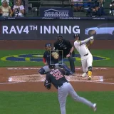 Jackson Chourio suma su sexto jonrón en siete juegos
