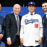 Yoshinobu Yamamoto se une a fiesta que viven los Dodgers