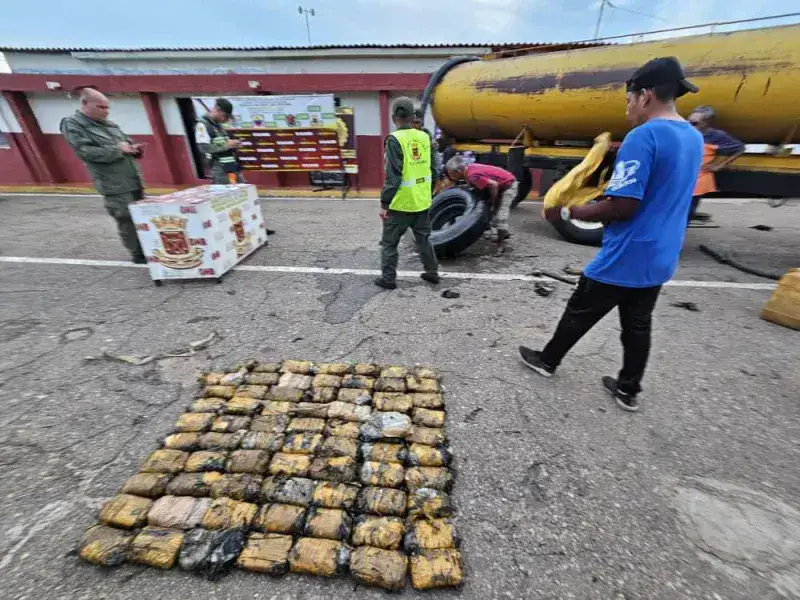 Decomisan 90 kilos de marihuana