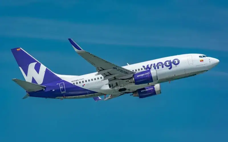 Wingo adelanta al 3 de julio su ruta Bogotá-Valencia tras los terremotos