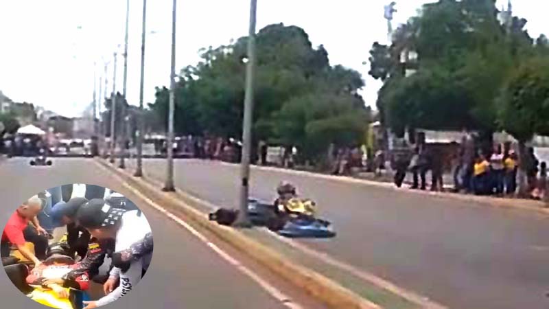 Muere joven en competencia de Karting organizada por la Alcaldía del municipio J.E.L (Vídeo)