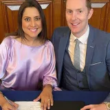 Mariela Celis se casa con el empresario irlandés en Belfast
