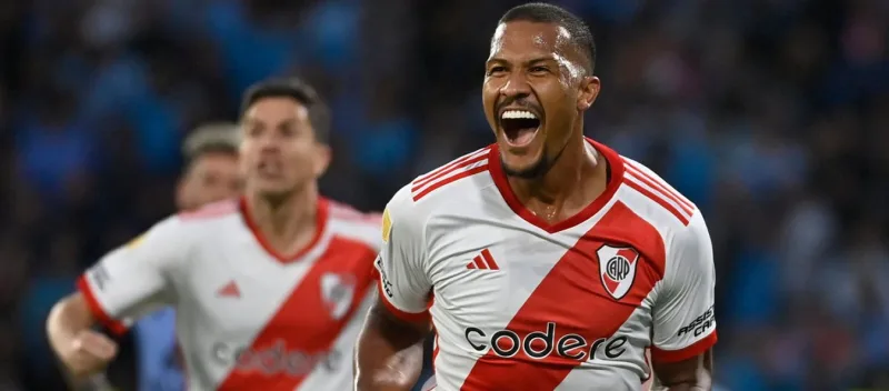 Rondón aportó un gol en el triunfo de River ante Belgrano