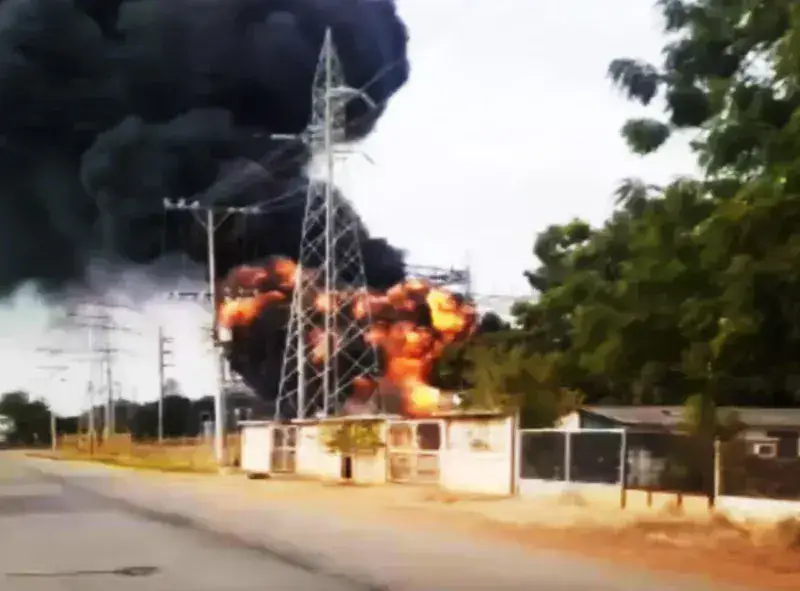 Incendio en subestación de vía a Perijá deja sin electricidad a 4 municipios