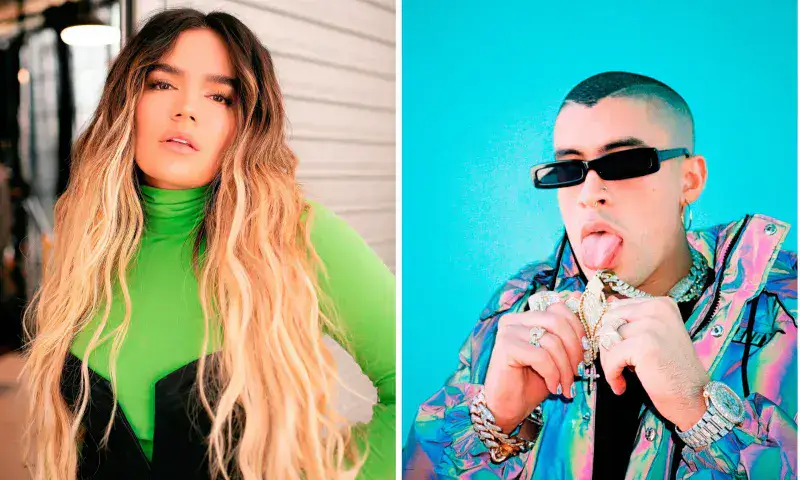 Karol G y Bad Bunny encabezan la lista de nominados en los Grammy Latinos