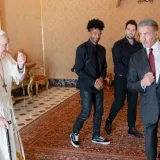 El Papa recibe en el Vaticano a Sylvester Stallone