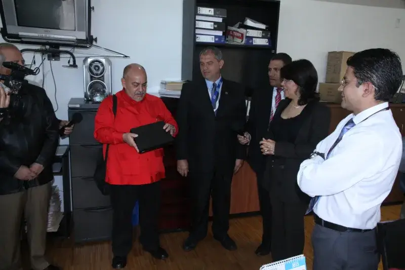 File:Darío Vivas, Vicepresidente de la Asamblea Legislativa de Venezuela y miembro del Grupo Geopolítico de Latinoamérica y el Caribe (GRULAC), en compañía de José Gavidia, diputado de Venezuela e
