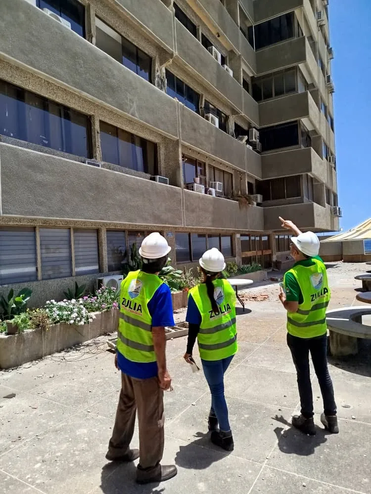 Brigada zuliana revisó 653 edificios tras sismos en Caracas