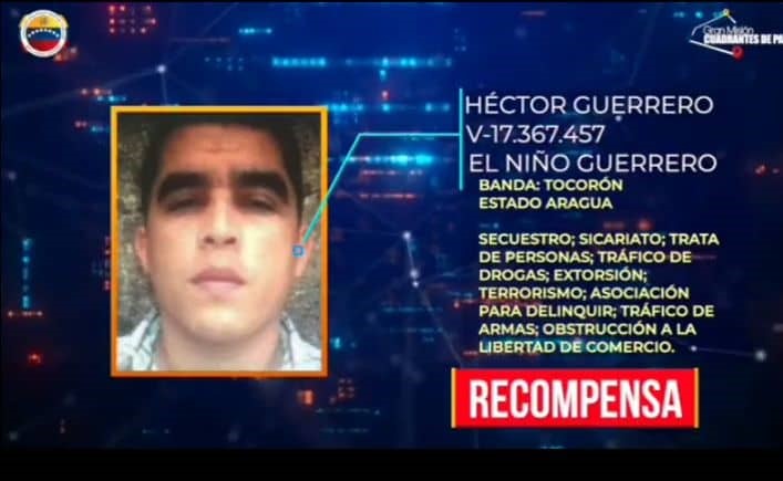 Gobierno publica lista de los 10 delincuentes más buscados