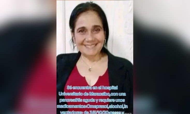 Madre con pancreatitis aguda requiere ayuda urgente 