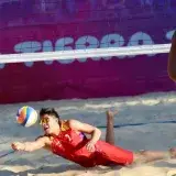 Delgado y Vargas se llevan la plata en voleibol de playa