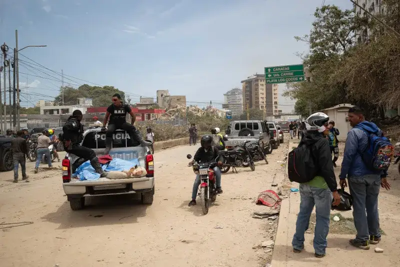 Militarizan los accesos a La Guaira tras el doble terremoto en Venezuela