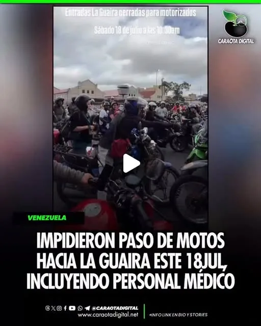 Publicación de Instagram de Caraota Digital
