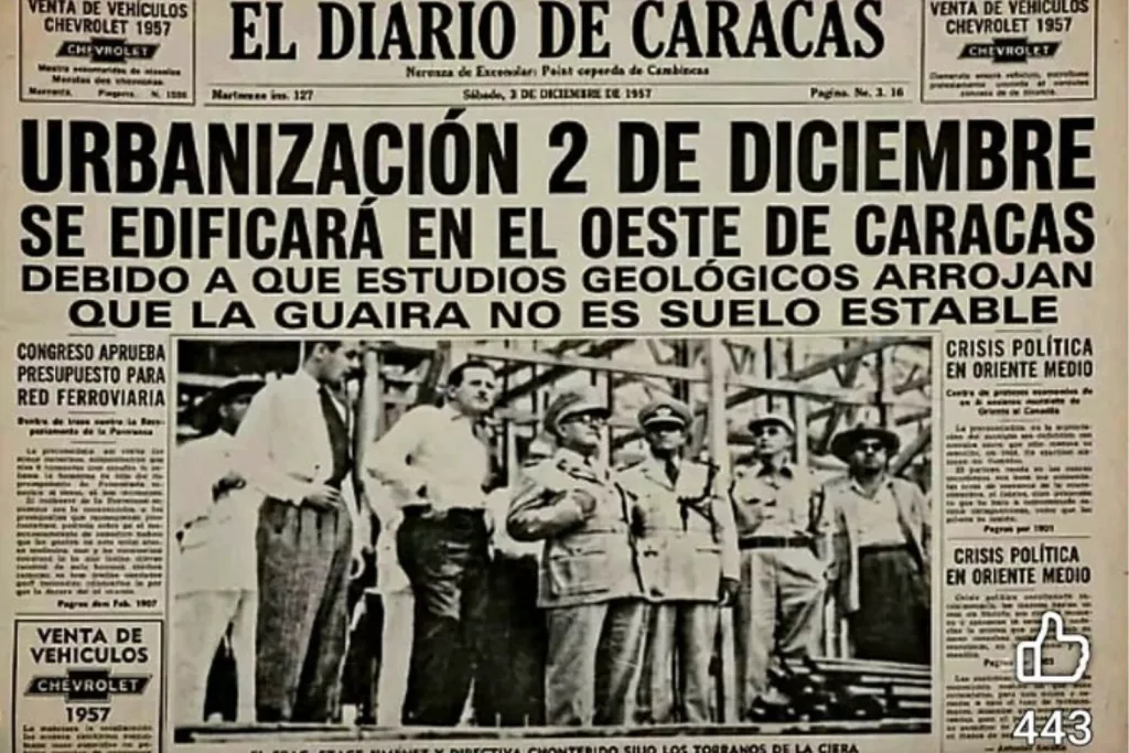 Falsedad: El Diario de Caracas no alertó sobre la Guaira en 1957