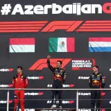 'Checo' Pérez gana en Azerbaiyán