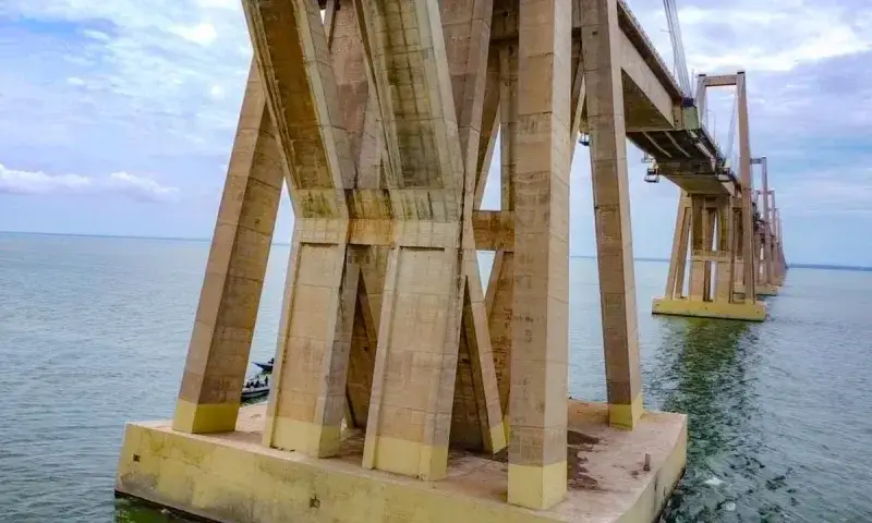 Inspeccionan el Puente sobre el Lago en Zulia