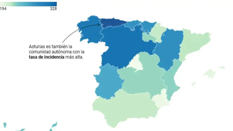 El cáncer causó una de cada cuatro muertes en España y Asturias, Castilla y León y Galicia