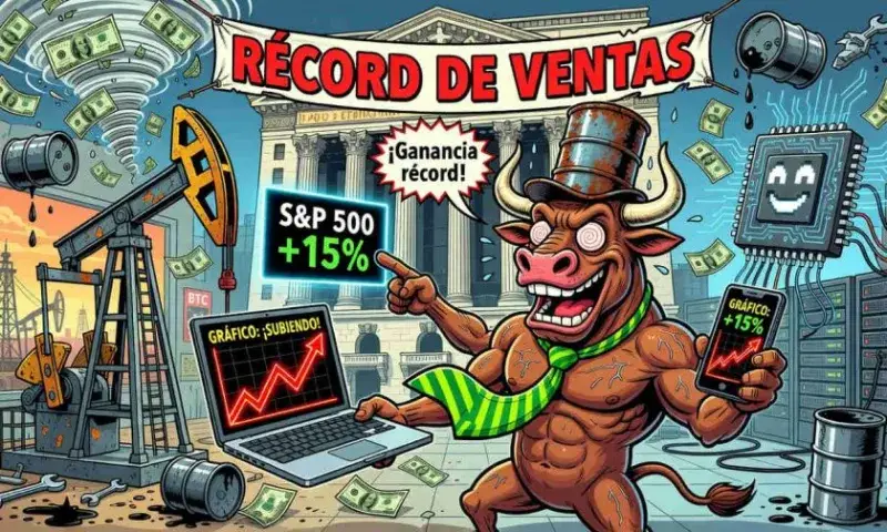 S&P 500 marca su mejor alza de ventas en casi cinco años