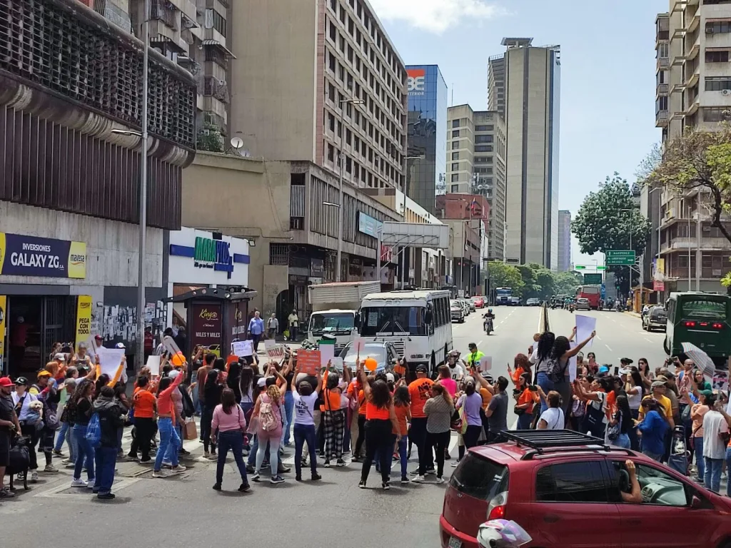 Protesta en Caracas exige castigo por muerte de Mariposa