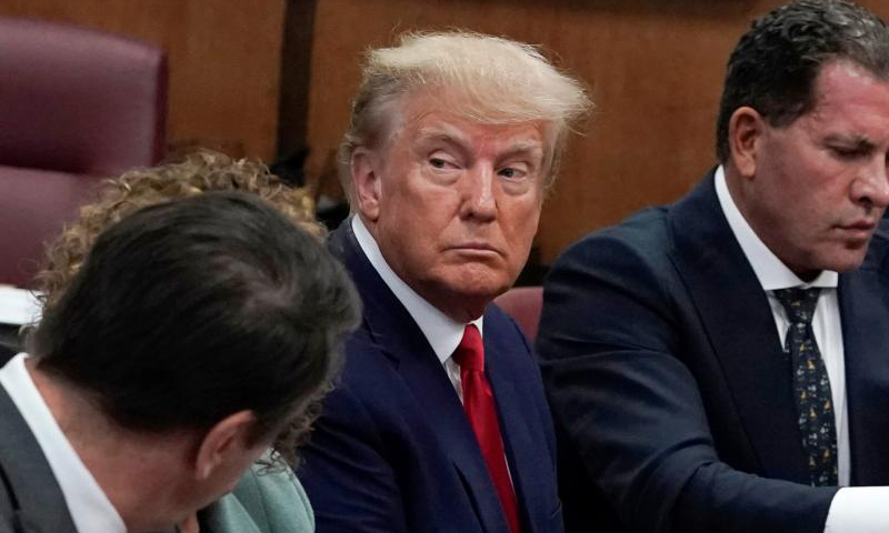 Trump se declara "no culpable" de 34 cargos criminales