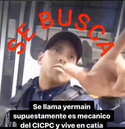 Cicpc: No pertenece a nuestras filas el policía que amenazó al ciudadano. Se busca