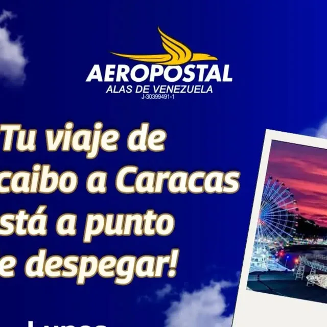 Publicación de Instagram de Aeropostal Alas de Venezuela