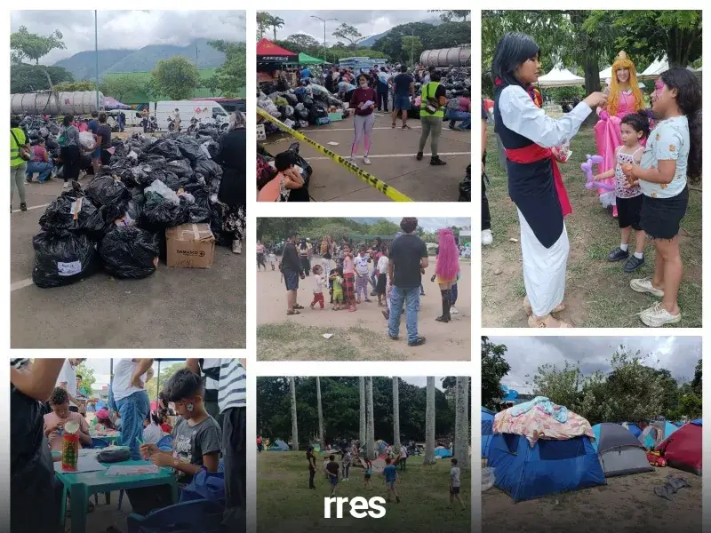 Parque del Este se volvió refugio de emergencia para cientos de familias tras los sismos