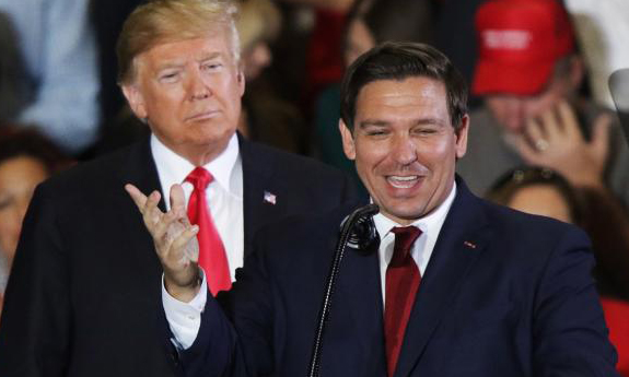 Trump supera a DeSantis por 15 puntos en Florida para primarias