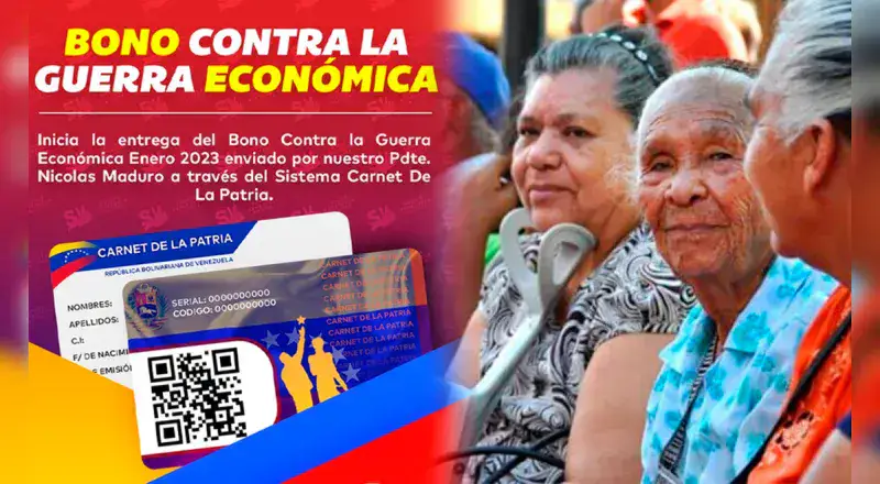 Este lunes iniciará el pago de abril del Bono de Guerra Económica