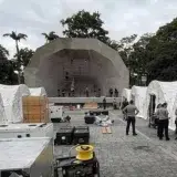 Hospital de campaña en el Parque del Este ya atiende a damnificados por los sismos