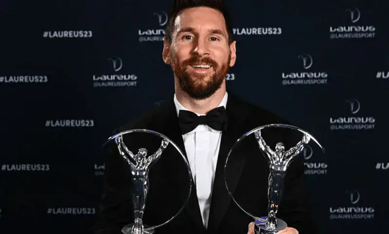 Messi es el primer deportista con doble premio Laureus
